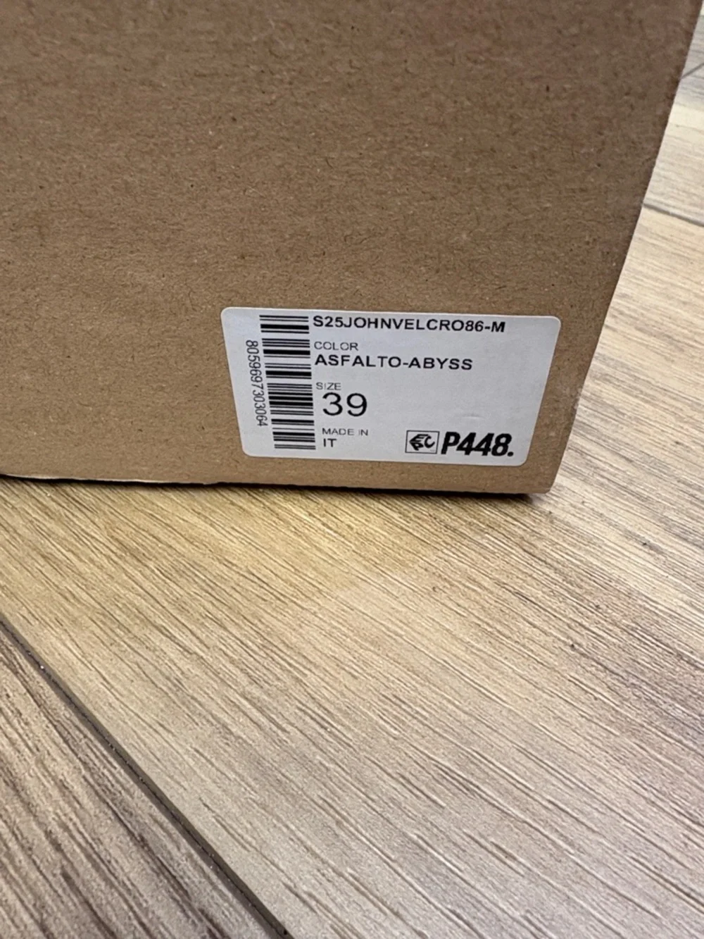 P448 Navy Suede Velcro Triple Strap Sneakers - Picture 4 of 4